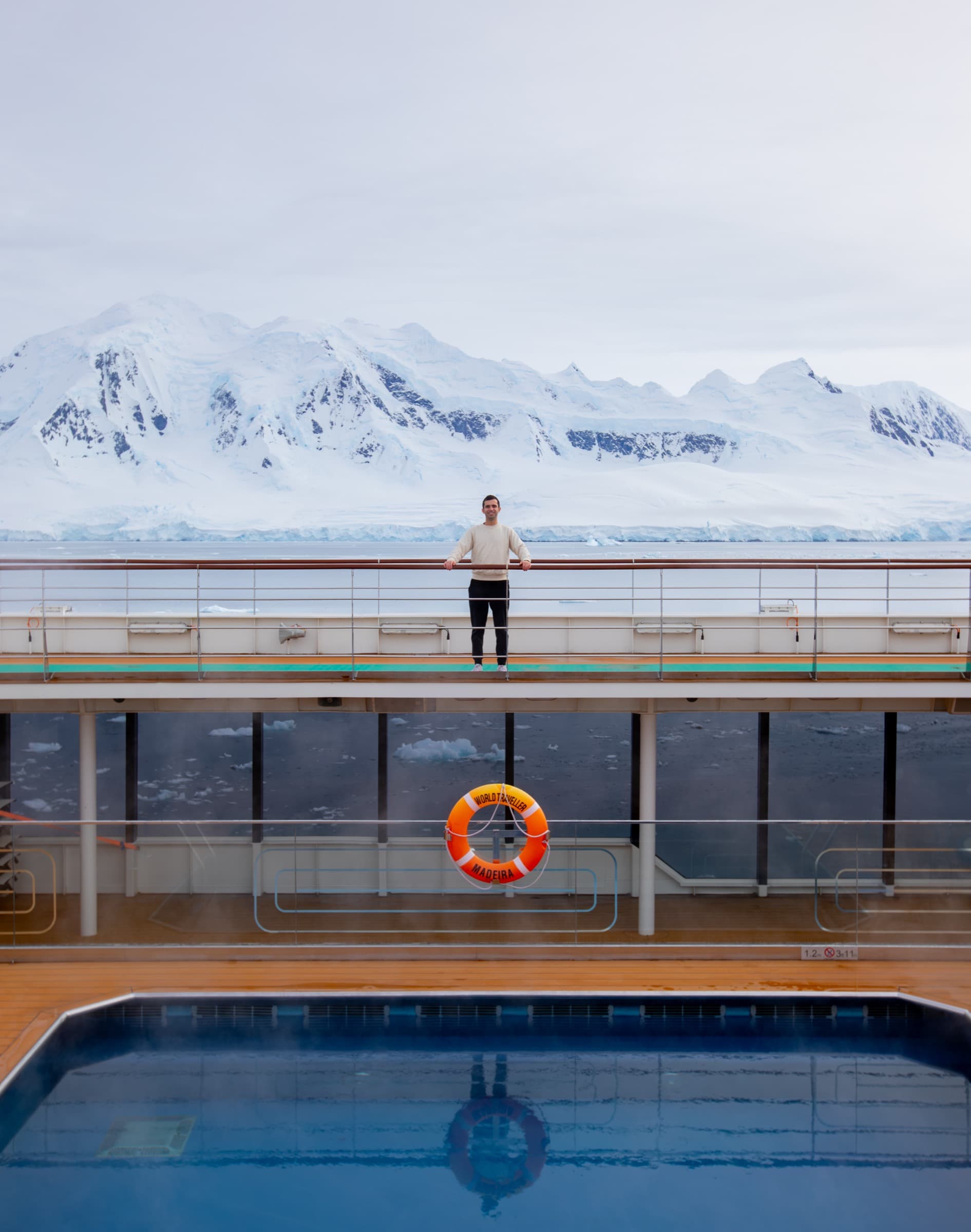 Ryan in Antarctica