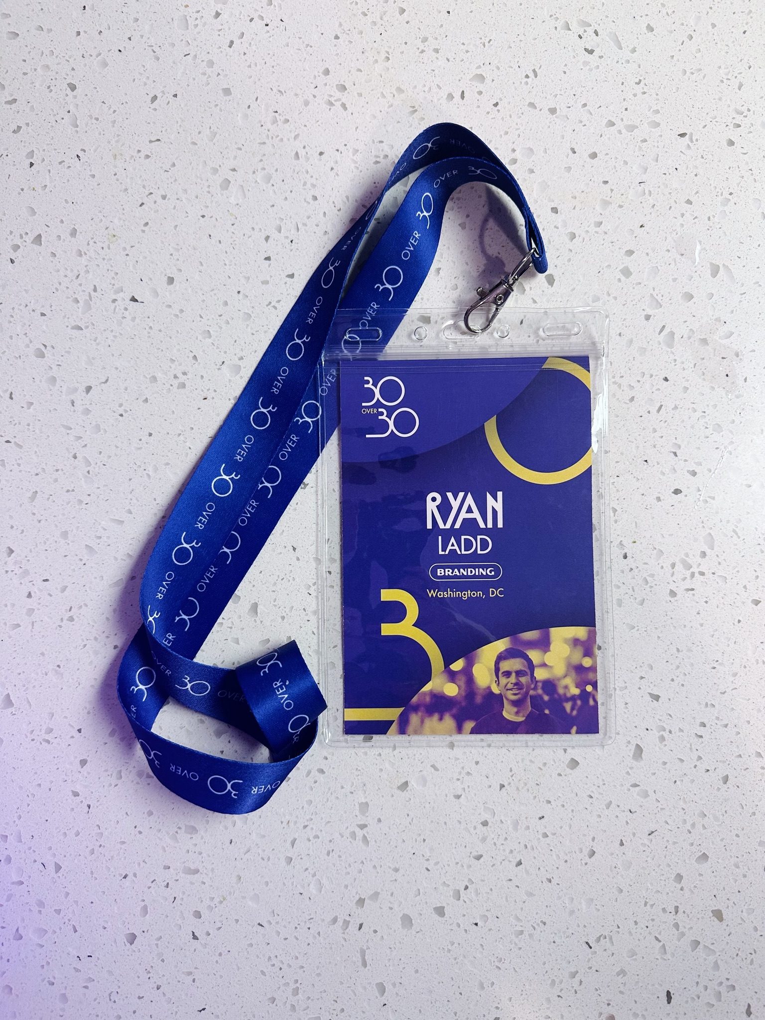 Ryan's 30 Over 30 badge