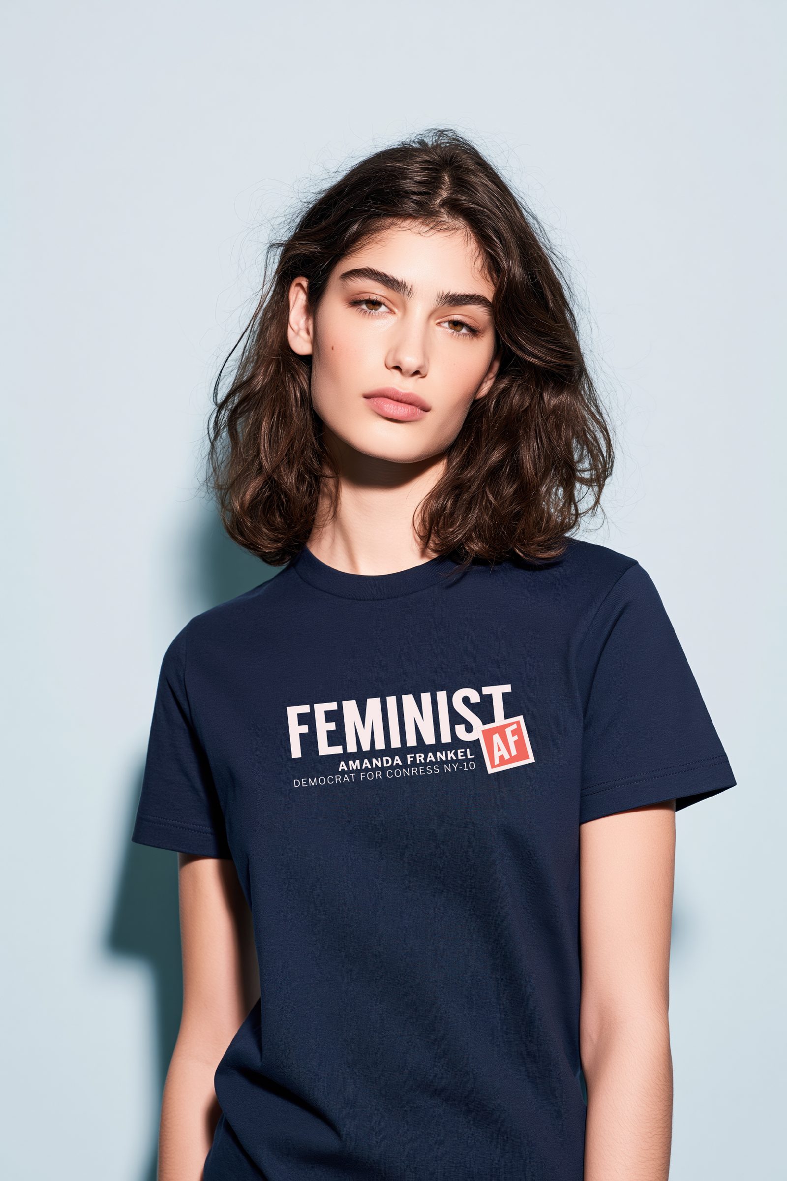Feminist AF campaign t-shirt mockup
