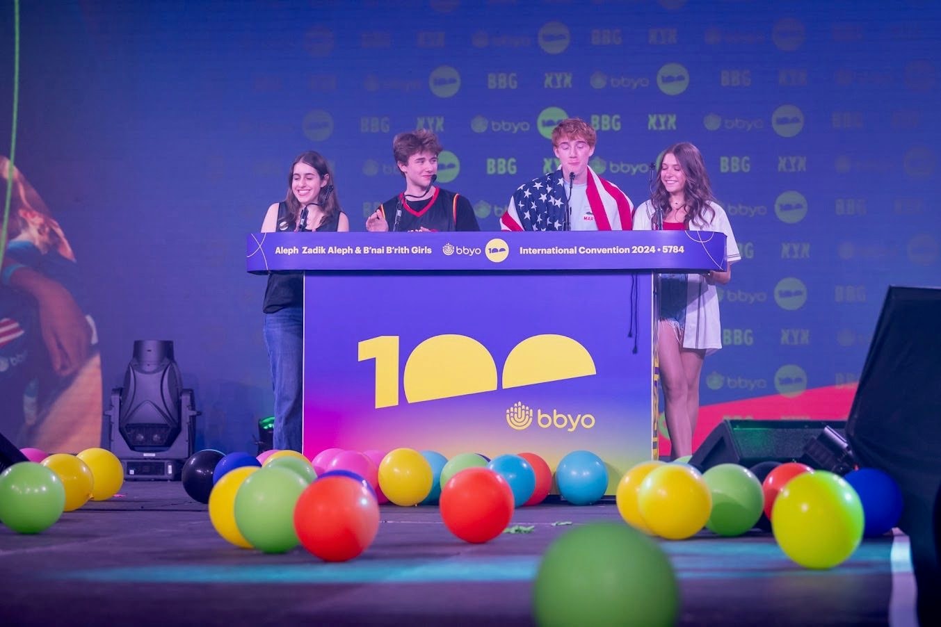 BBYO Centennial "Two Friends" just-announced social post